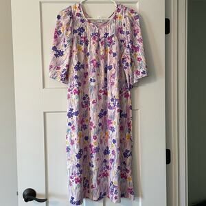 Vintage Katz 60s 70s flutter sleeve nightgown